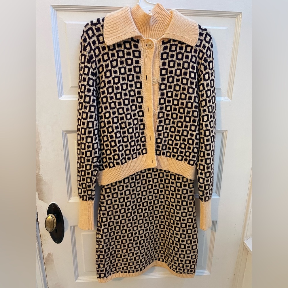Zara 2 piece dress and sweater
